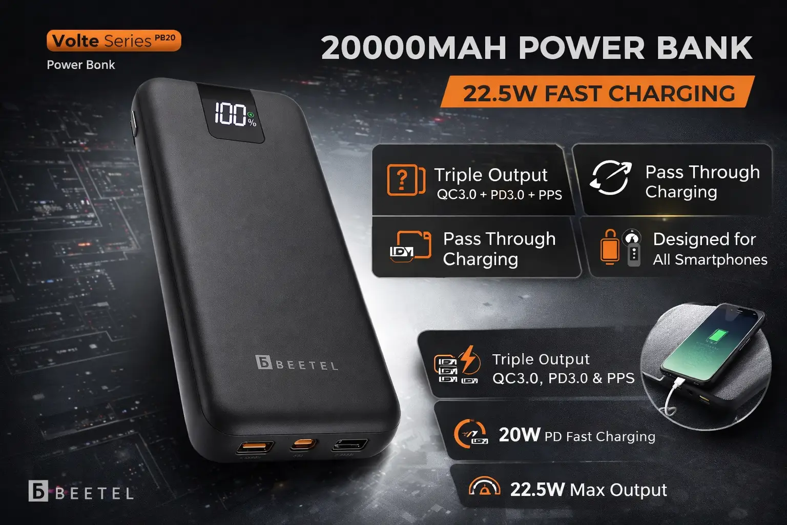 Powerbank 20000 mAH